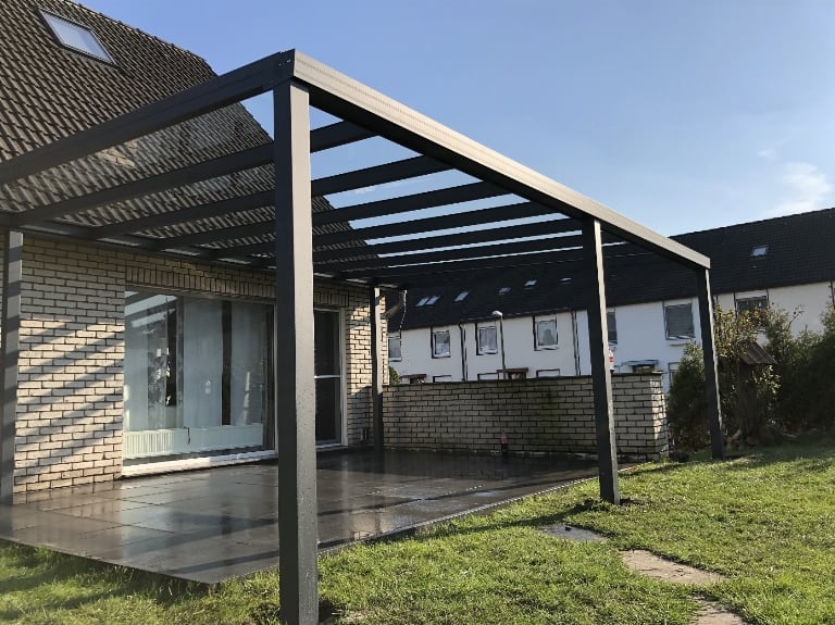 Aluminiowa konstrukcja zadaszenia